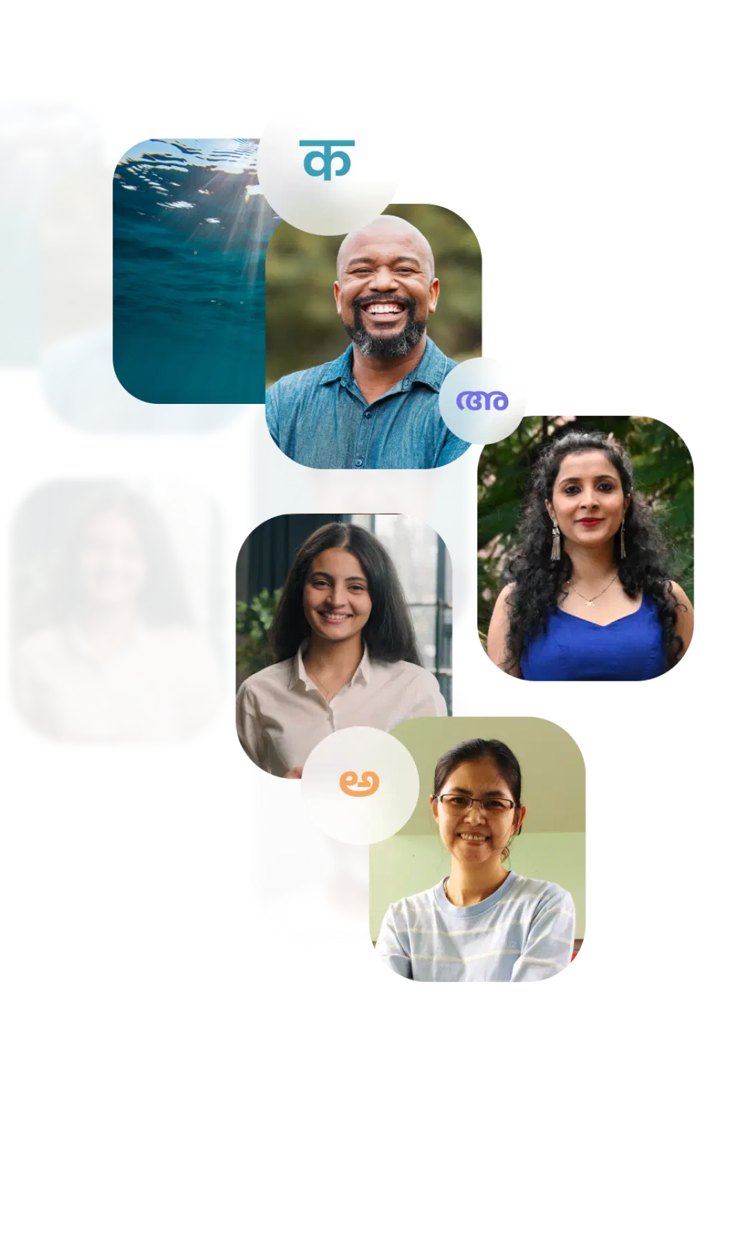 Poojari performing ritual - Right