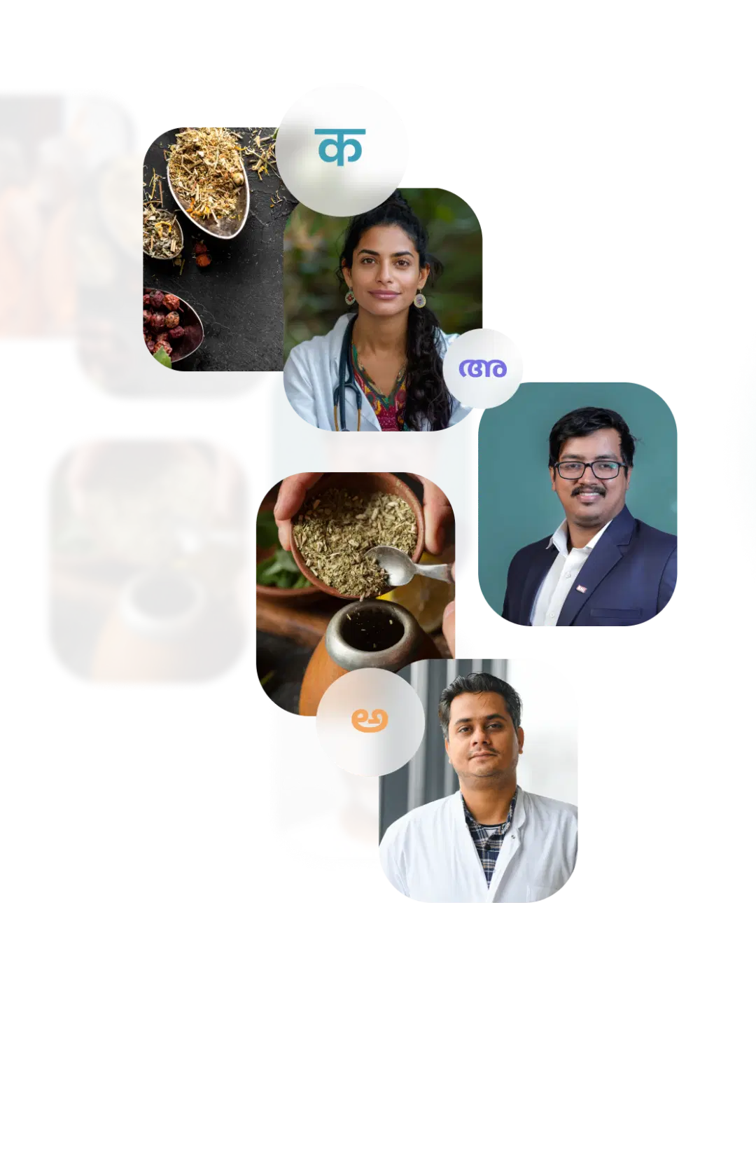 Poojari performing ritual - Right