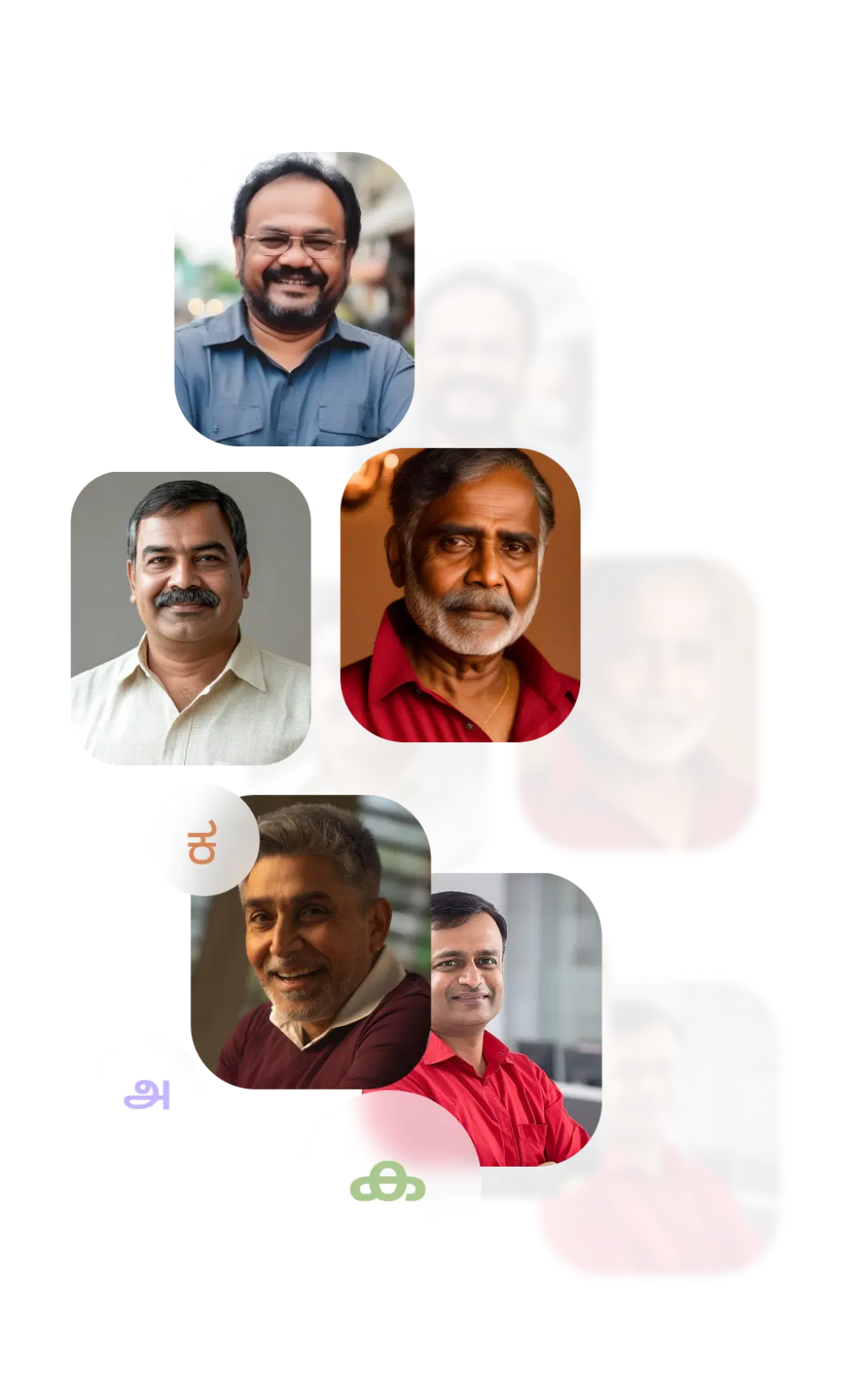 Poojari performing ritual - Right