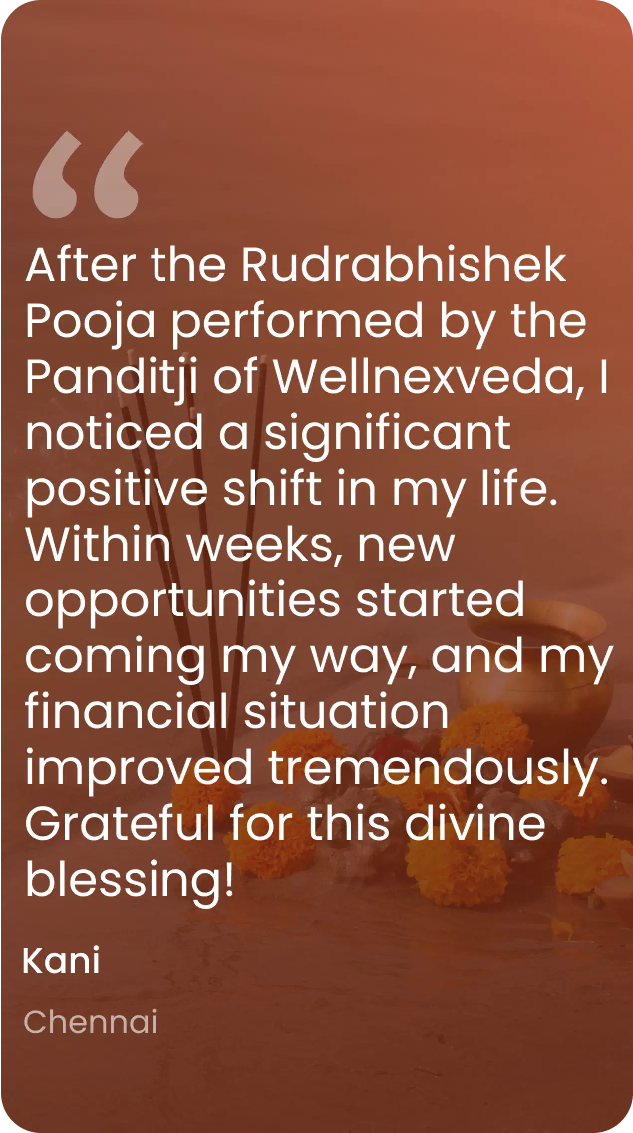 WellneXveda testimonial illustration for desktop view