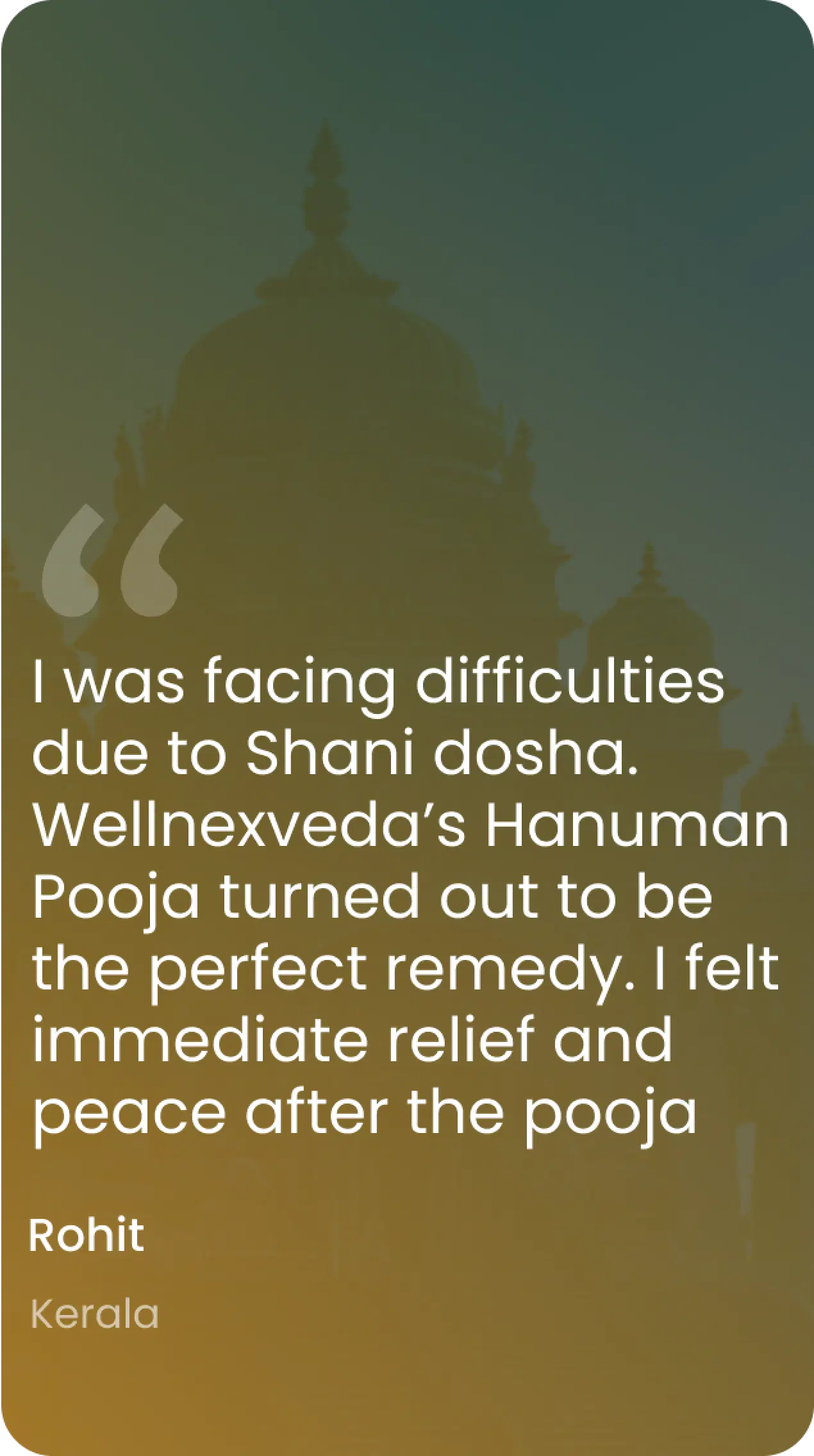 WellneXveda testimonial illustration for desktop view