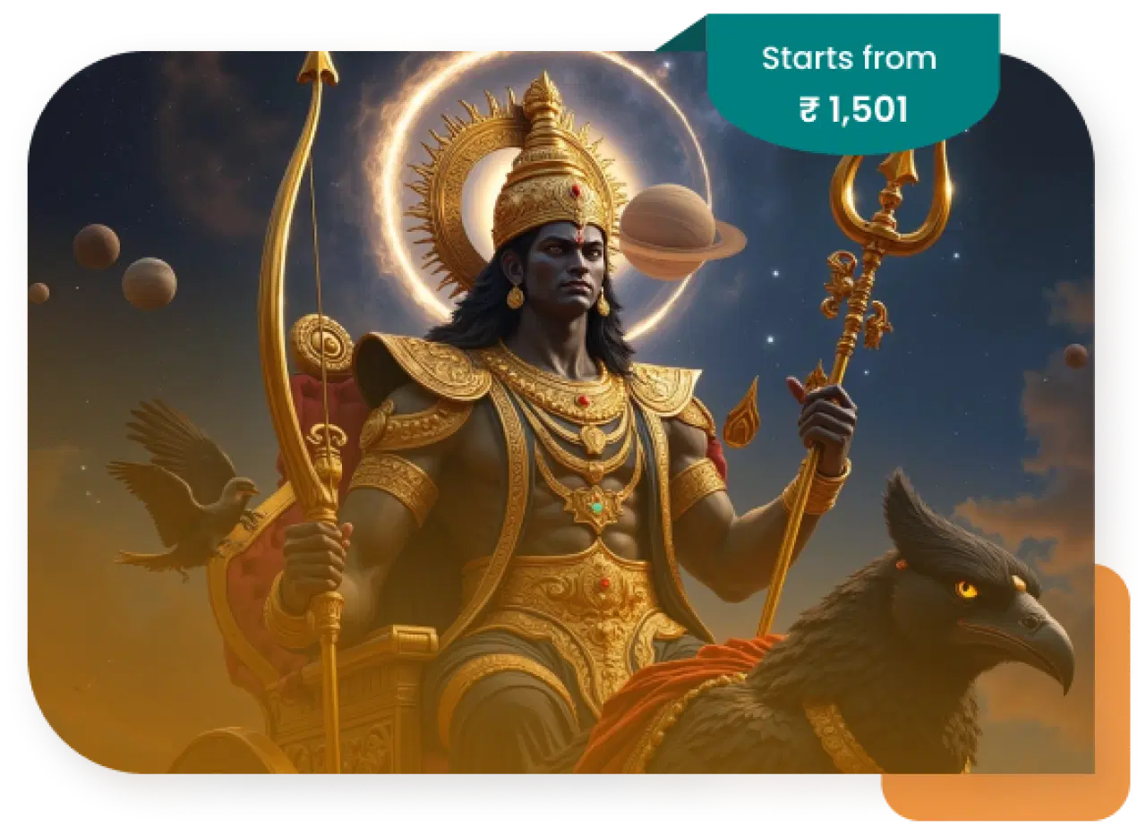 Shani Dev Pooja - Book consultation service at WellneXveda