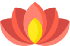 Decorative flower icon for WellneXveda spiritual wellness